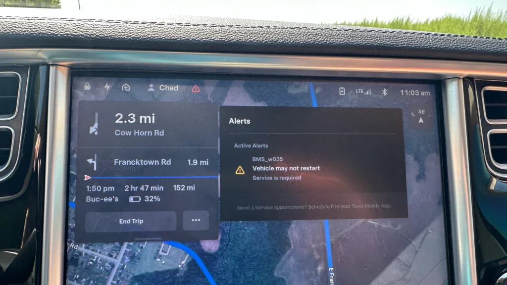 Tesla BMS_W035S Error